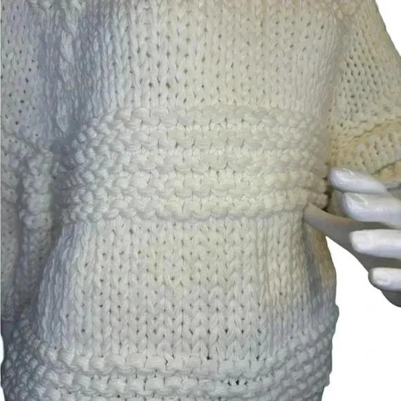 Wishlist Chunky crewneck hand made sweater size s/m. - Picture 10 of 15